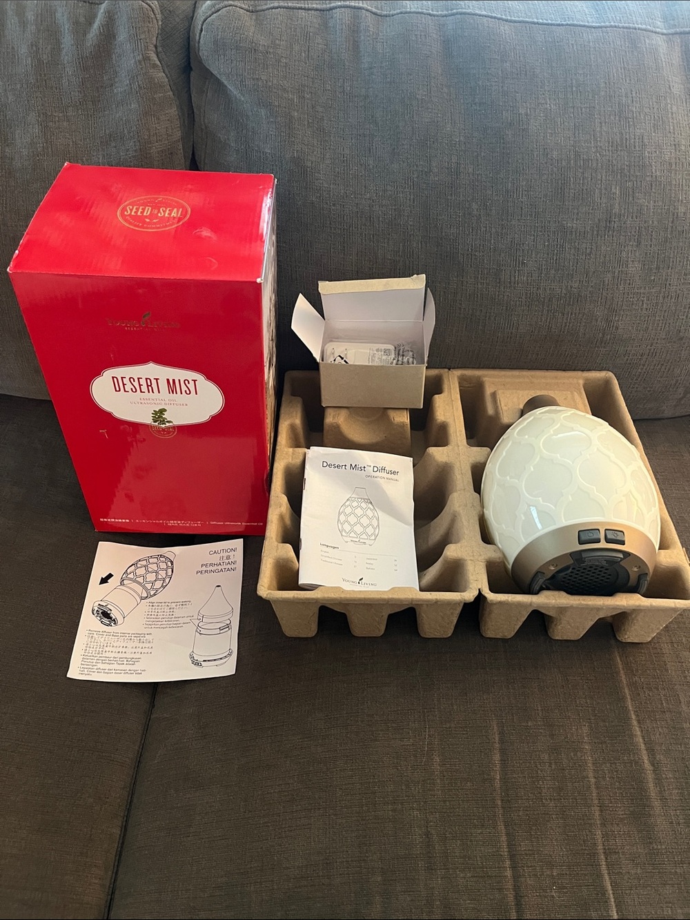 Young Living Desert Mist Essential Oil Ultrasonic Diffuser NIB